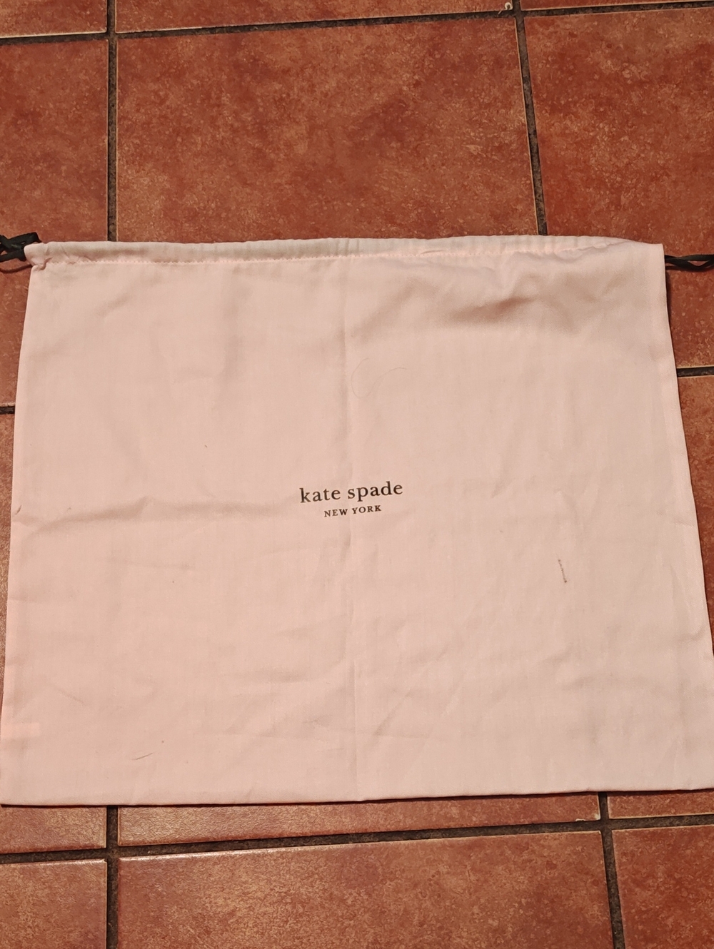 Kate Spade Pink Dust Bag - Soft Drawstring Storage